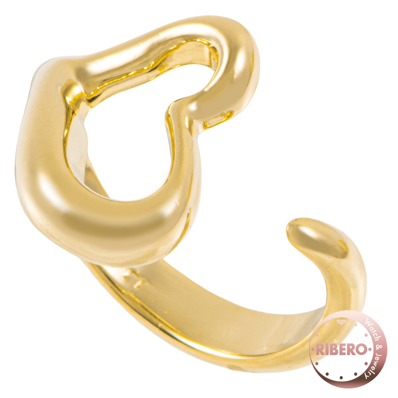 ティファニー オープンハート リング 11号