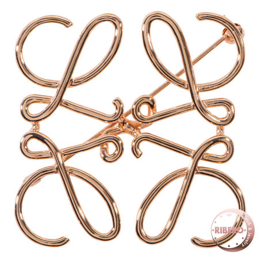 ロエベ アナグラム ブローチ