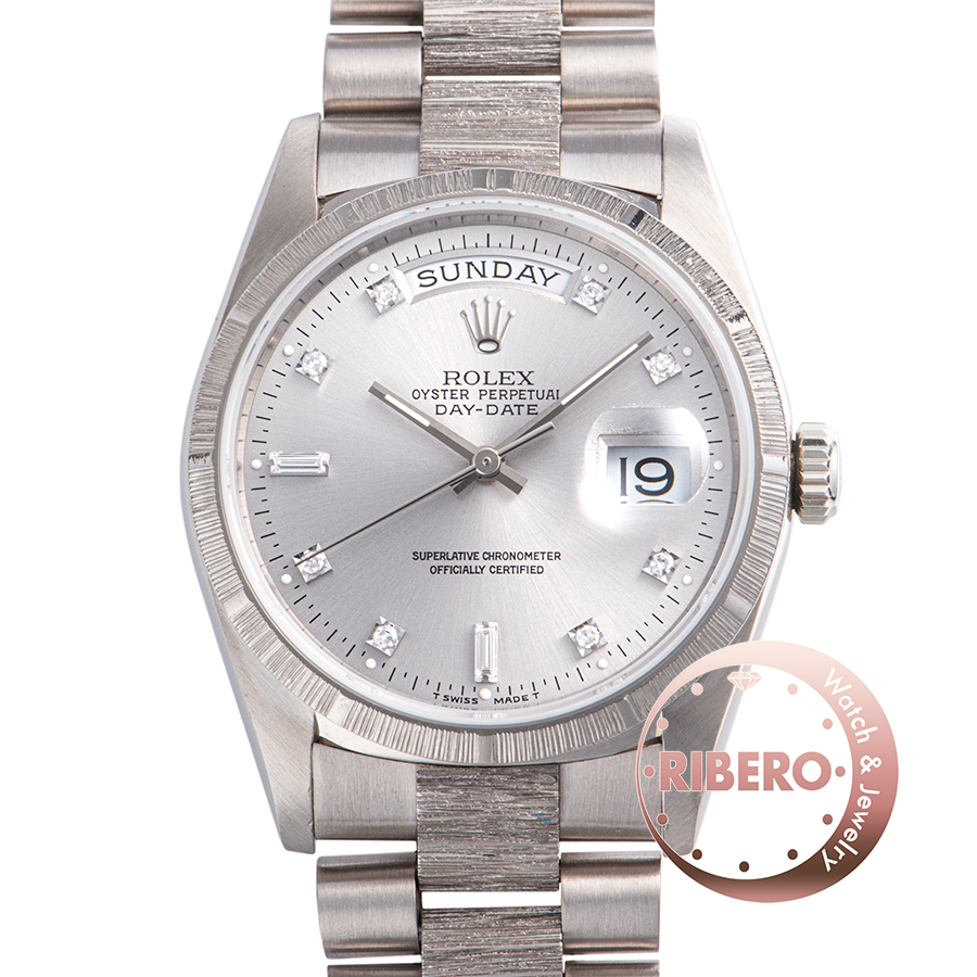 ロレックス 18249A S番 K18WG バーク