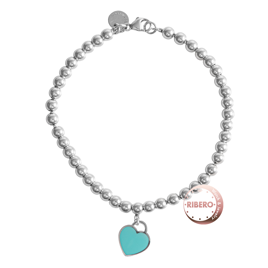 ティファニー リターン トゥ ティファニー ブルー ハート タグ ビーズ ブレスレット