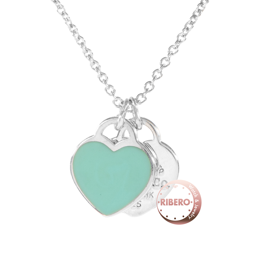 ティファニー リターン トゥ ティファニー ブルー ダブル ハート タグ ペンダント ミニ