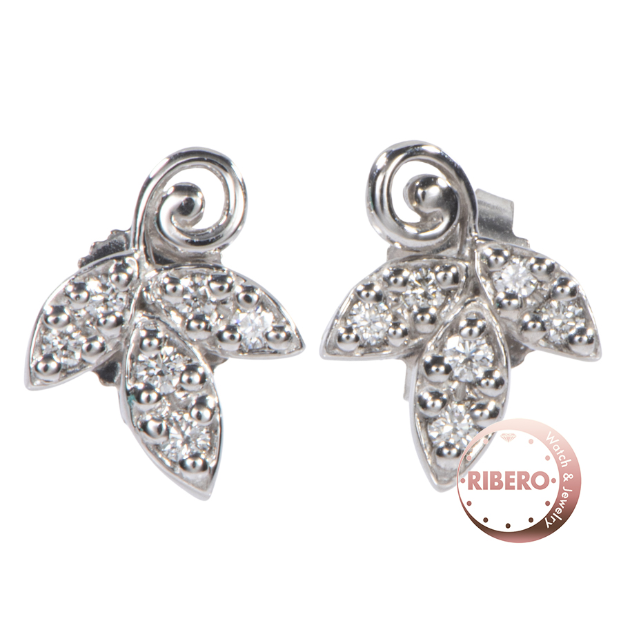 ティファニー オリーブリーフ ピアス