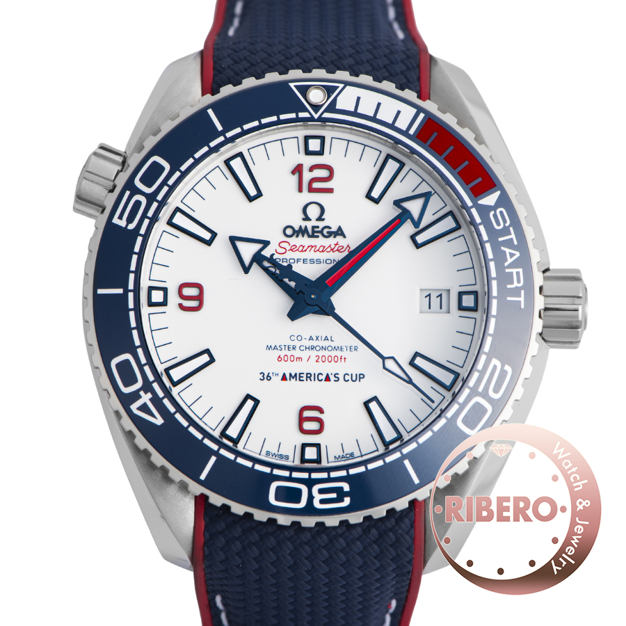 オメガ シーマスター プラネットオーシャン600M アメリカズカップ 215.32.43.21.04.001 2021本限定