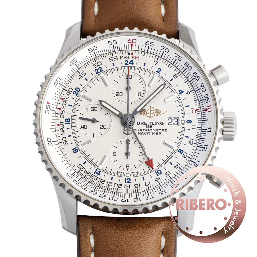 ブライトリング ナビタイマーワールド A2432212/G571　(A24322)