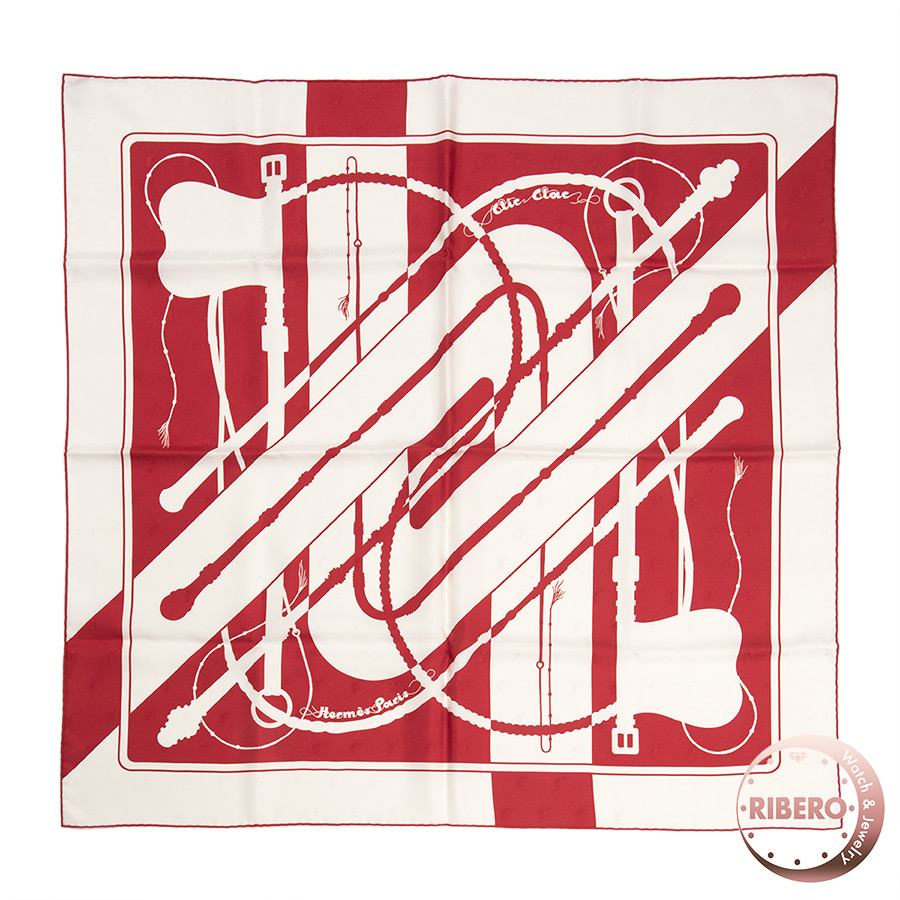 エルメス カレ90 Clic-Clac Tattoo クリック・クラック・タトゥー タトゥアージュ スカーフ