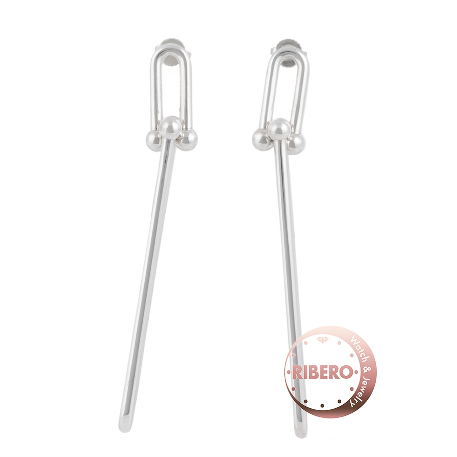 ティファニー ハードウェア ダブルロング リンク ピアス