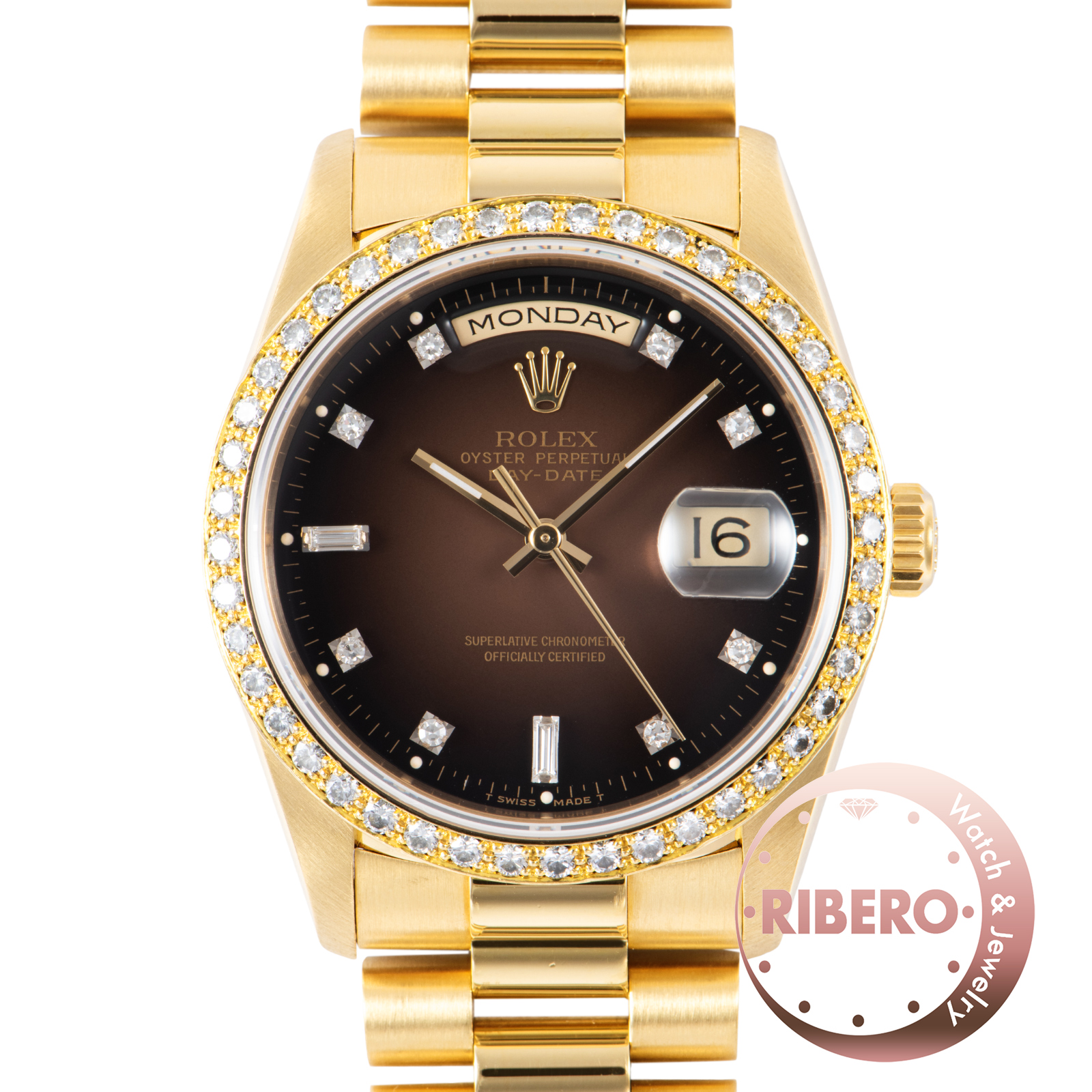 ロレックス 18348A E番 ブラウングラデーション