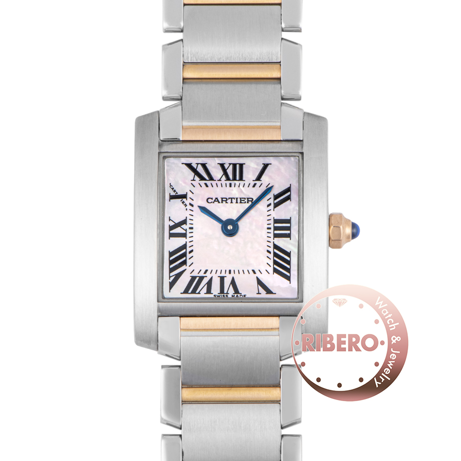 カルティエ タンクフランセーズSM ピンクシェル