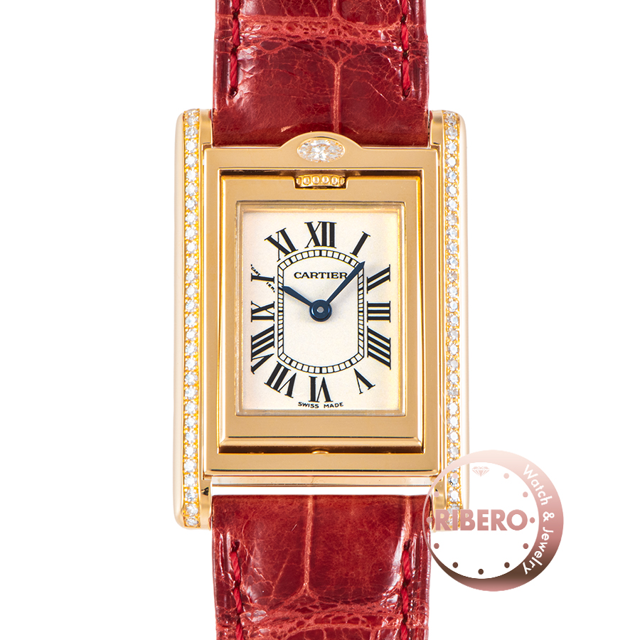 カルティエ タンク バスキュラント ベゼルダイヤ WA202251