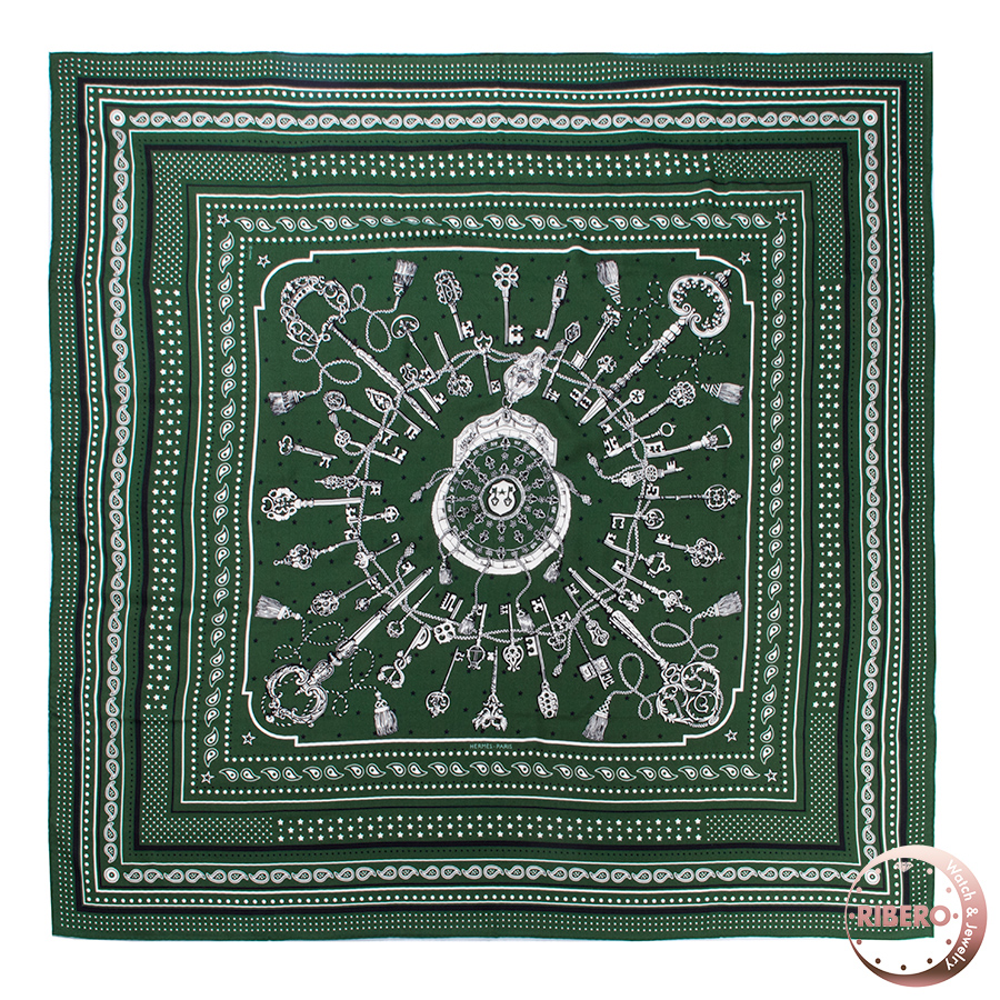 エルメス カレジェアン Les Cles Bandana レ クレ バンダナ スカーフ