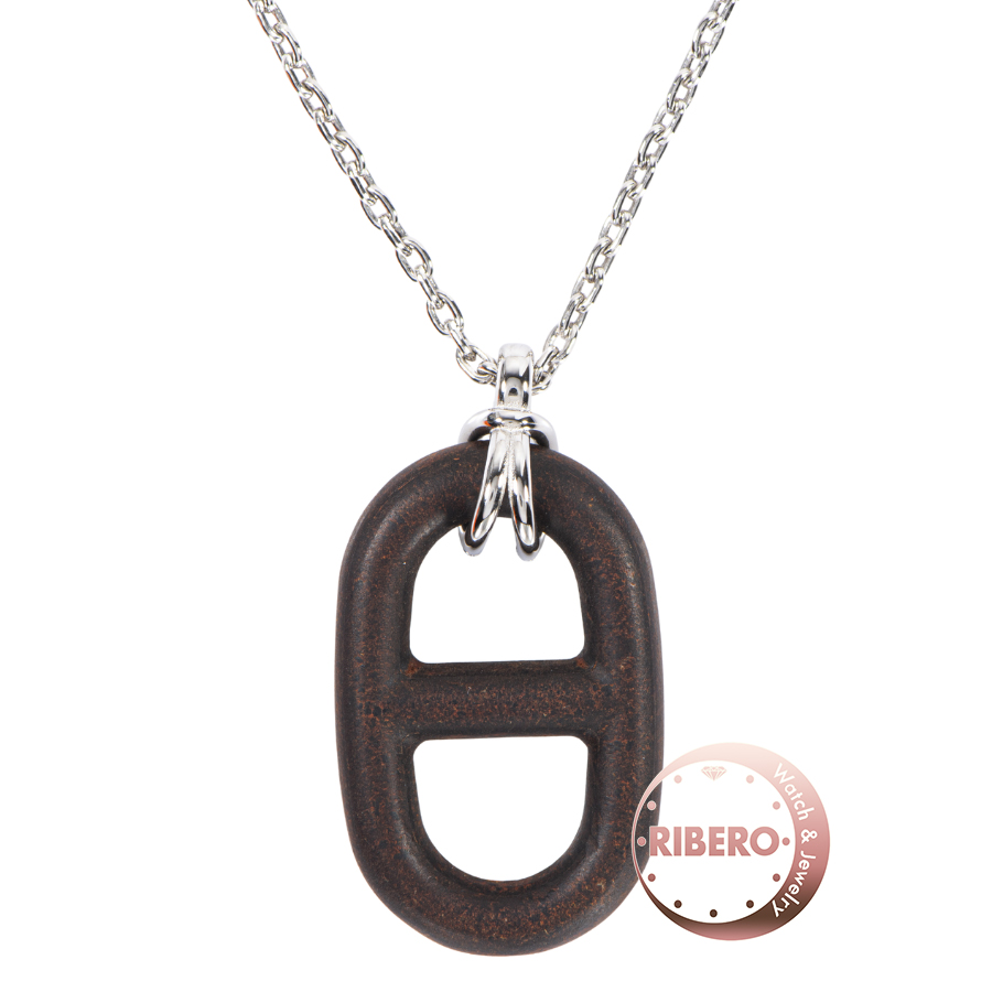 エルメス シェーヌダンクル ヴュルカニウム ネックレス