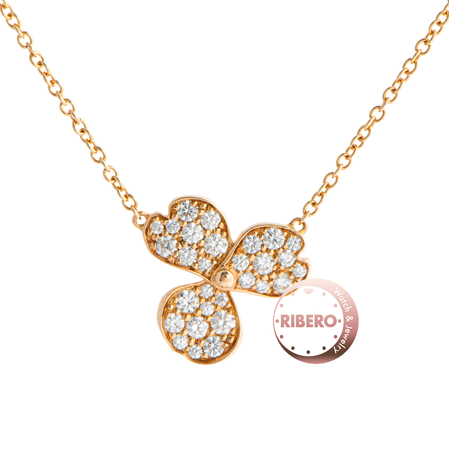 ティファニー ペーパーフラワー ダイヤモンド ネックレス