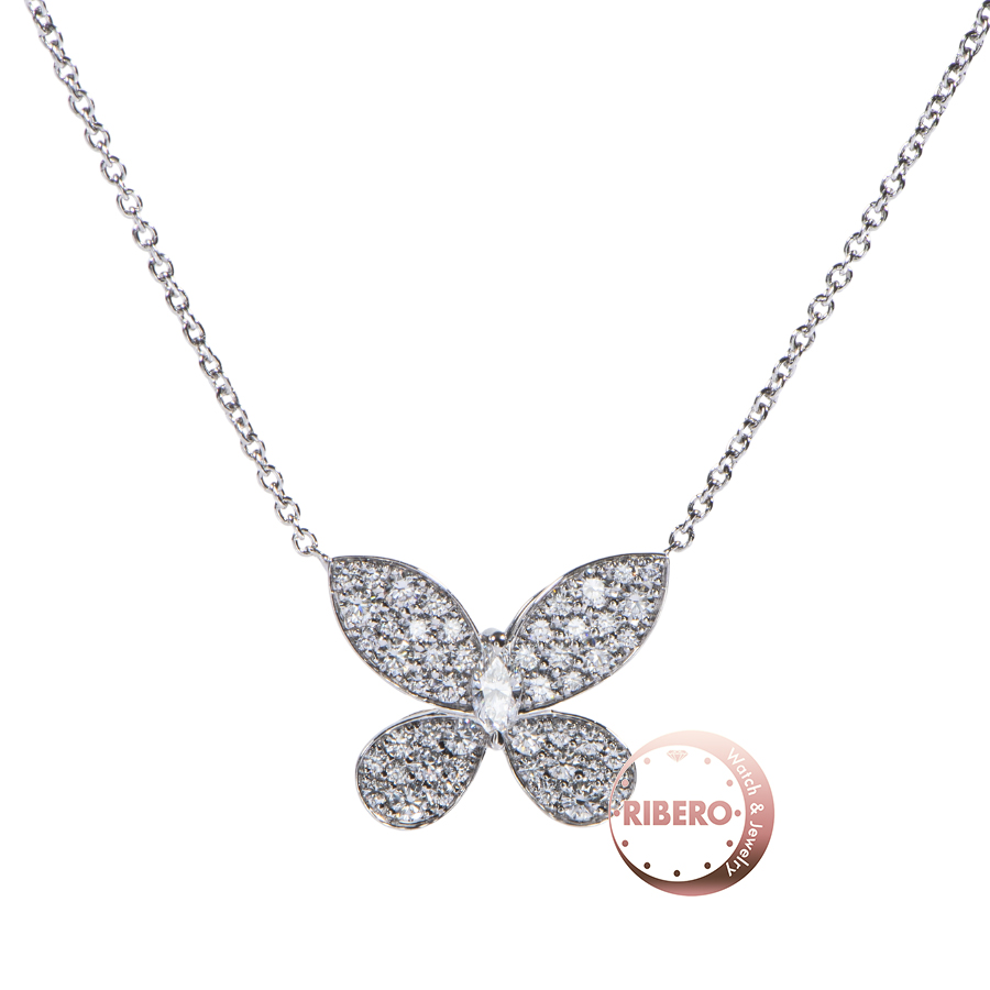 グラフ バタフライ パヴェ バタフライ ダイヤモンド ミニ ペンダント