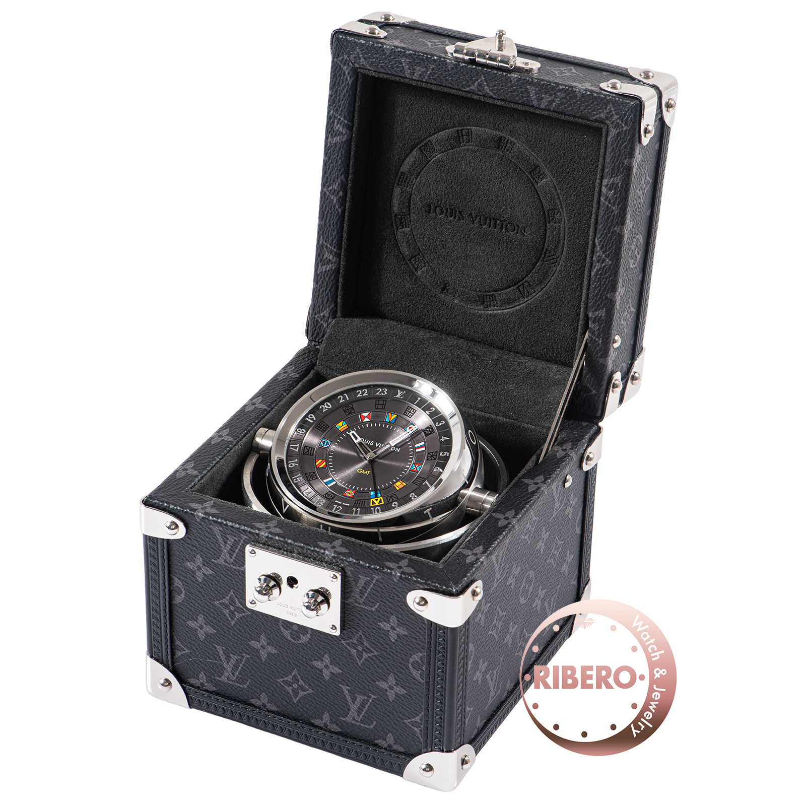 ルイ・ヴィトン タンブールデュアルタイム モノグラム・エクリプス