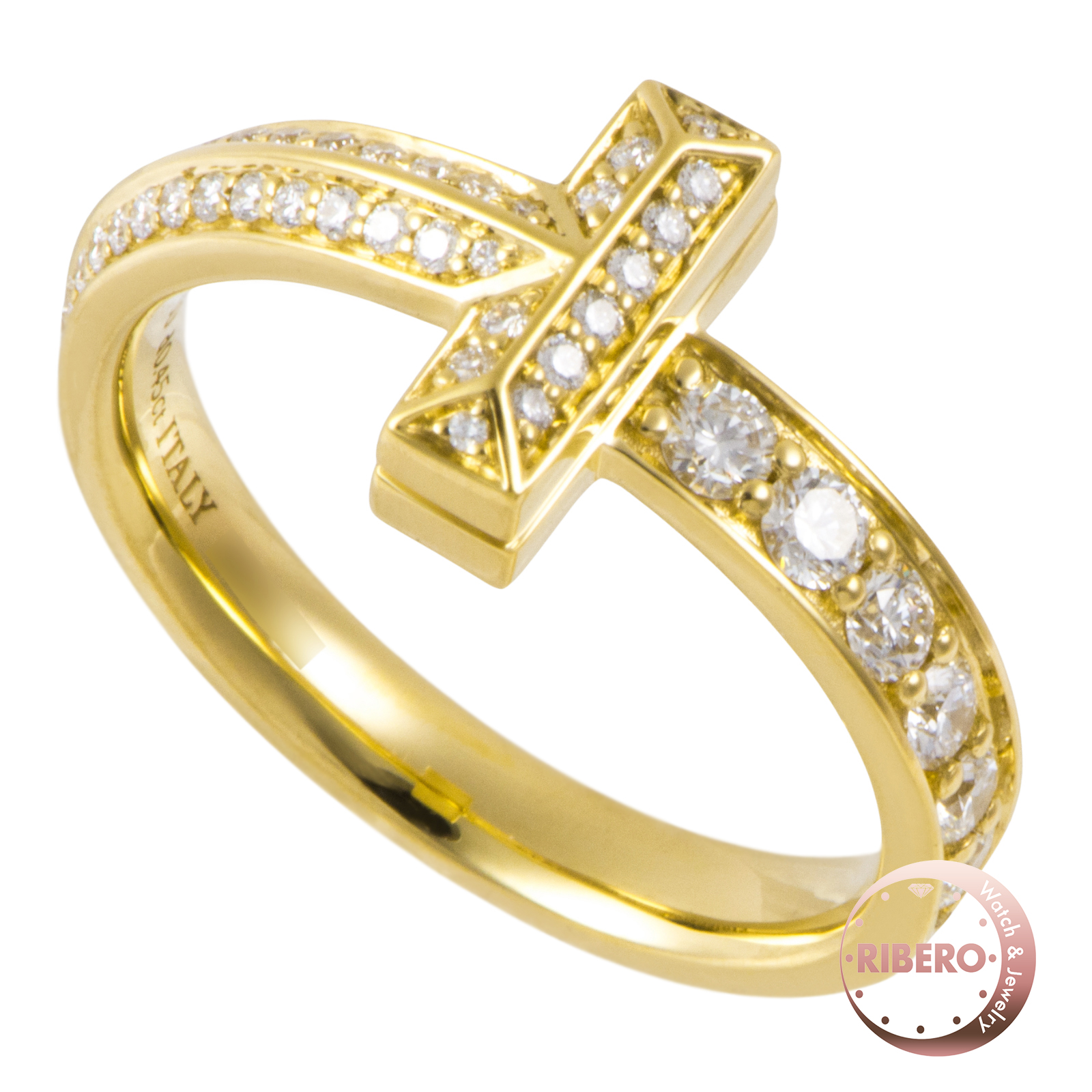 ティファニー ティファニーT Tワン ナロー リング 12号