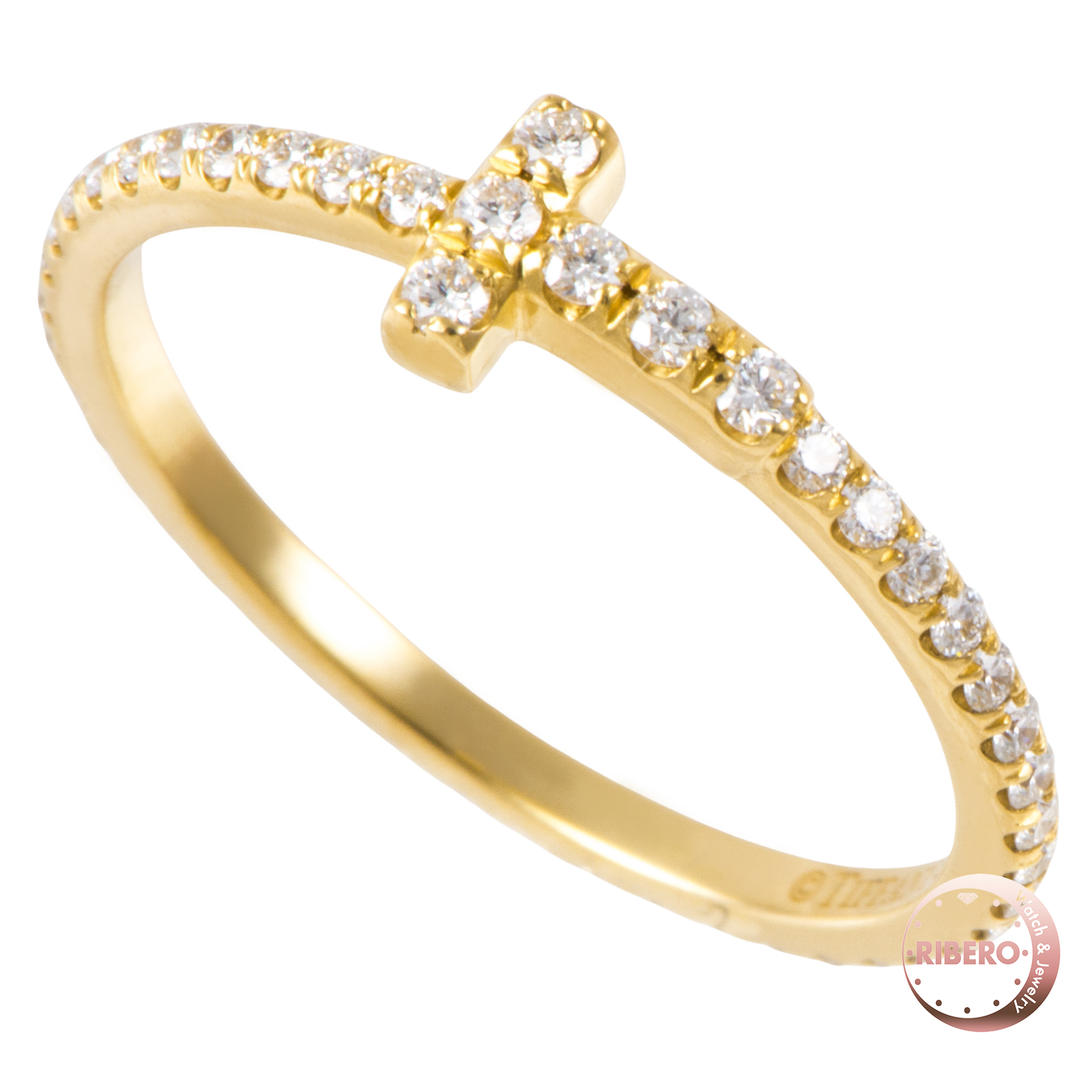 ティファニー ティファニーT ダイヤモンド ワイヤー バンド リング 9号