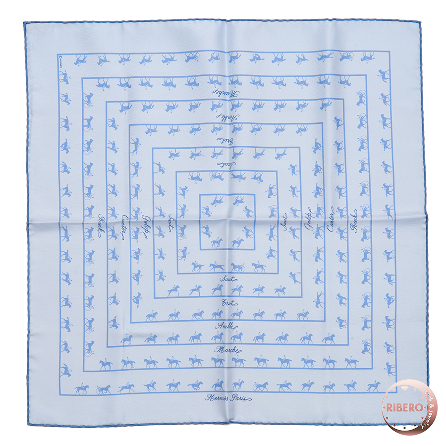 エルメス カレ45 Saut Galop Canter Rack スカーフ