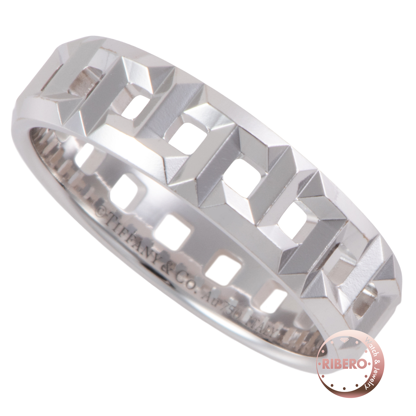 ティファニー ティファニーT トゥルー ワイド リング 18号