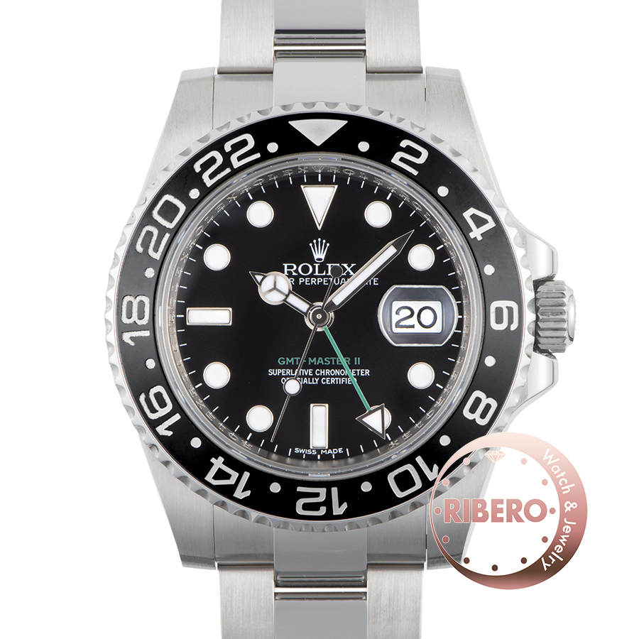ロレックス GMTマスター2 116710LN スティックダイヤル