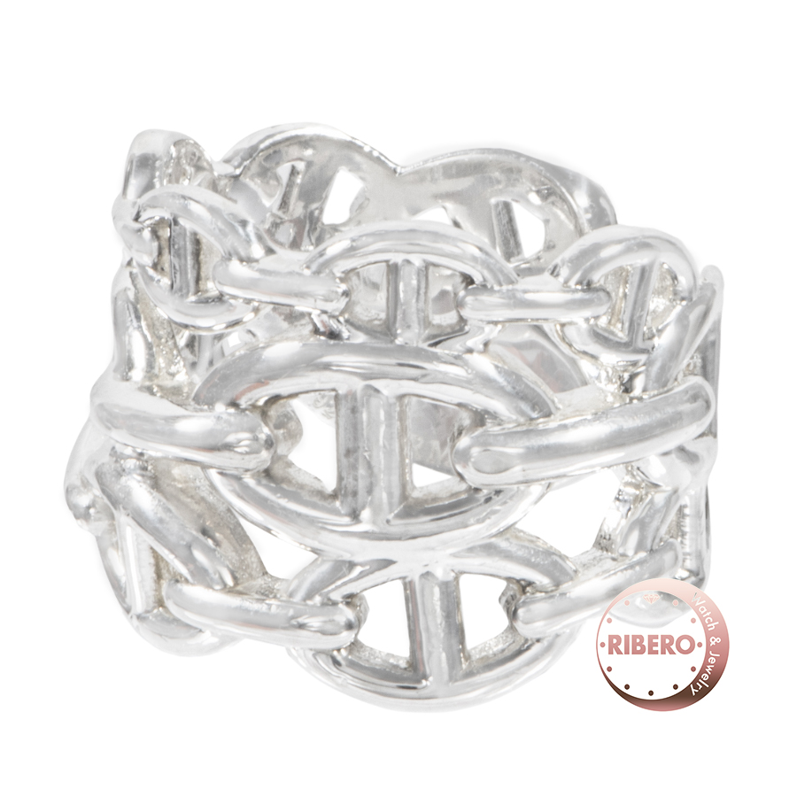 エルメス シェーヌダンクル アンシェネ GM リング 18.5号