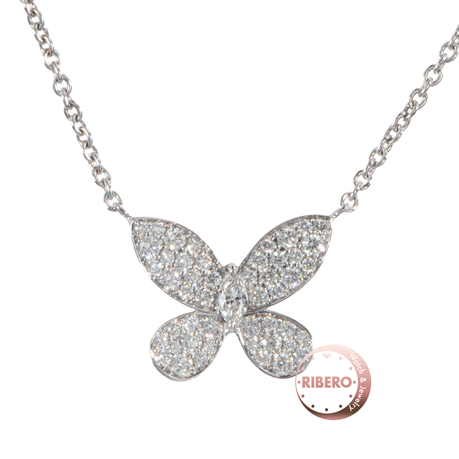 グラフ バタフライ パヴェ バタフライ ダイヤモンド ミニ ペンダント