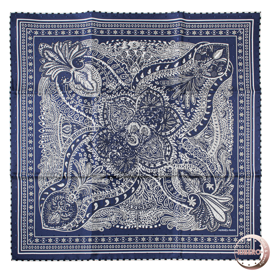 エルメス バンダナ Le Jardin de la Maharani Bandana マハラニの庭 スカーフ