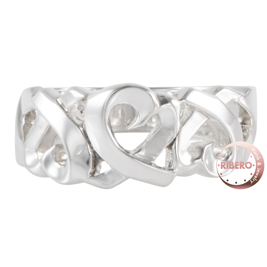 ティファニー トリプル ラビングハート リング・指輪 12.5号