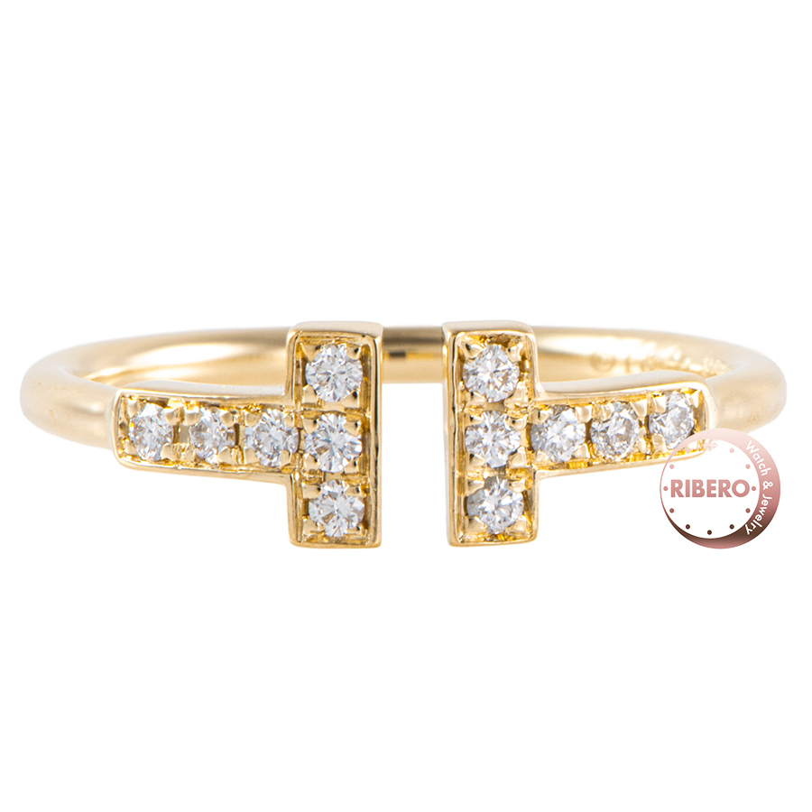 ティファニー ティファニーT ダイヤモンド ワイヤー リング 13号