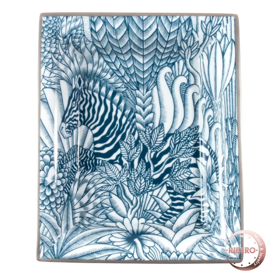 エルメス ヴィド・ポッシュ 《シマウマのカモフラージュ》 H314121M 01 インテリア 小物トレー ヤン・バイトリク