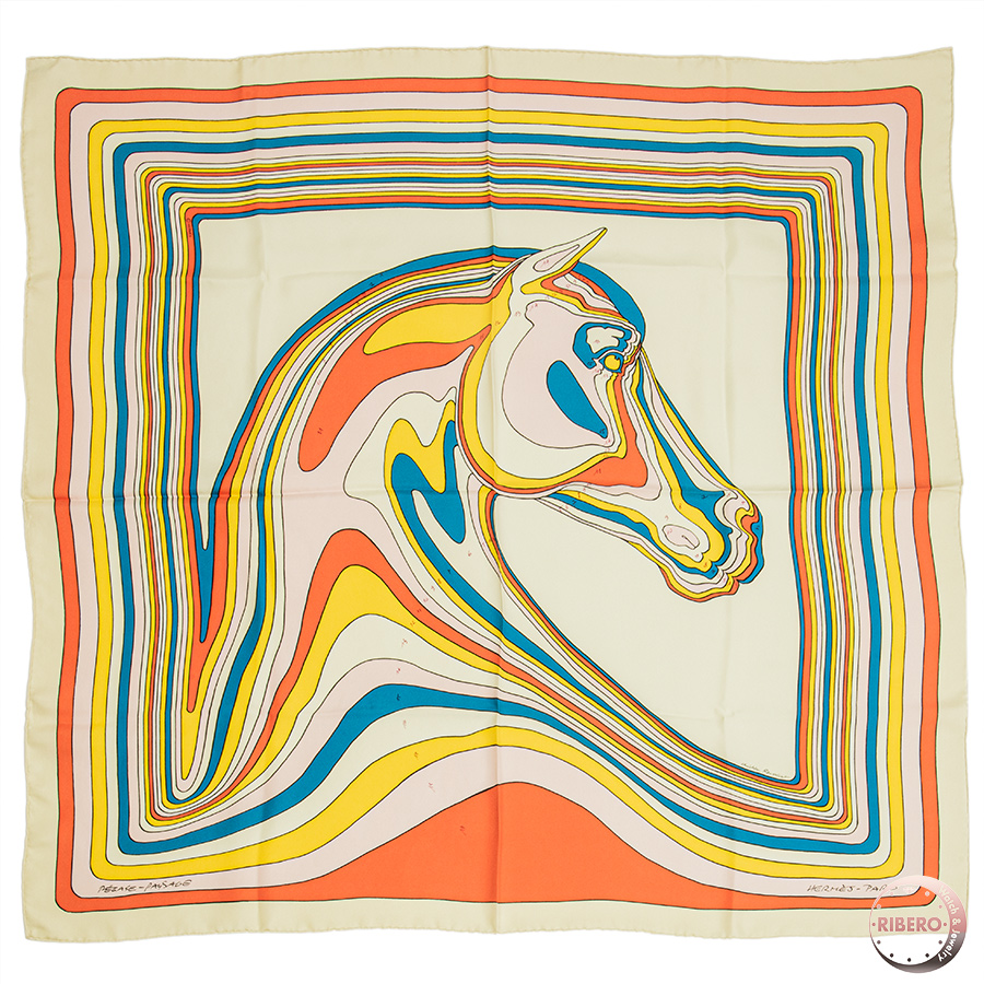 エルメス カレ90  Pegase Paysage ペガサスの風景 スカーフ