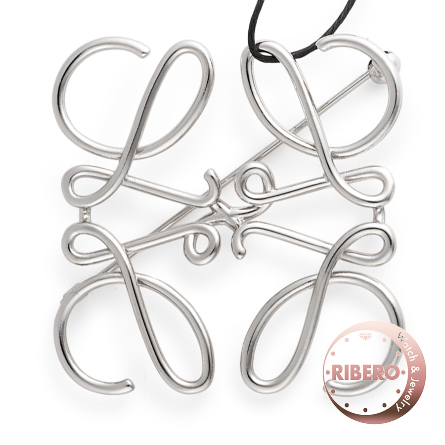 ロエベ アナグラム ブローチ