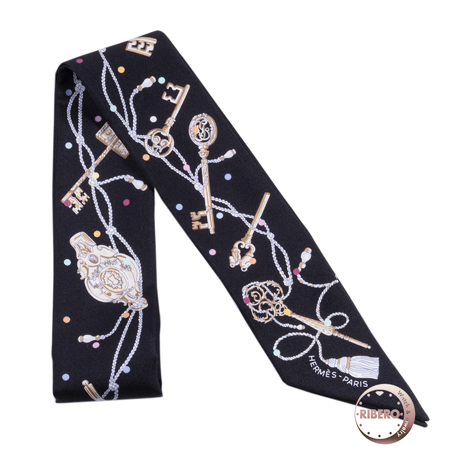 エルメス ツイリー Les Cles a Pois レ・クレ・ア・ポア