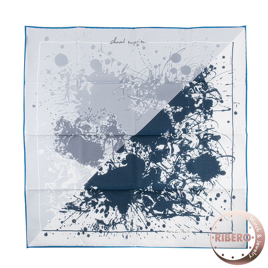 エルメス cheval surprise　coloriage 思いがけない馬 コロリアージュ スカーフ