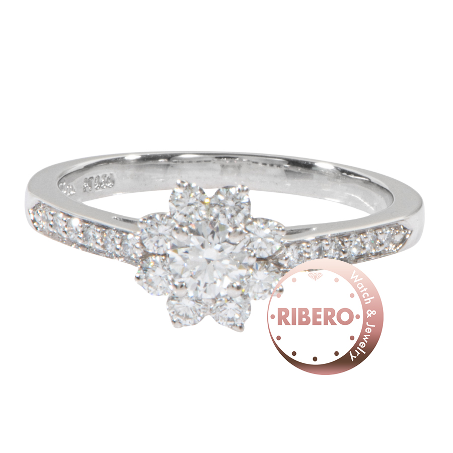 ティファニー フローラ ダイヤ リング・指輪 14号