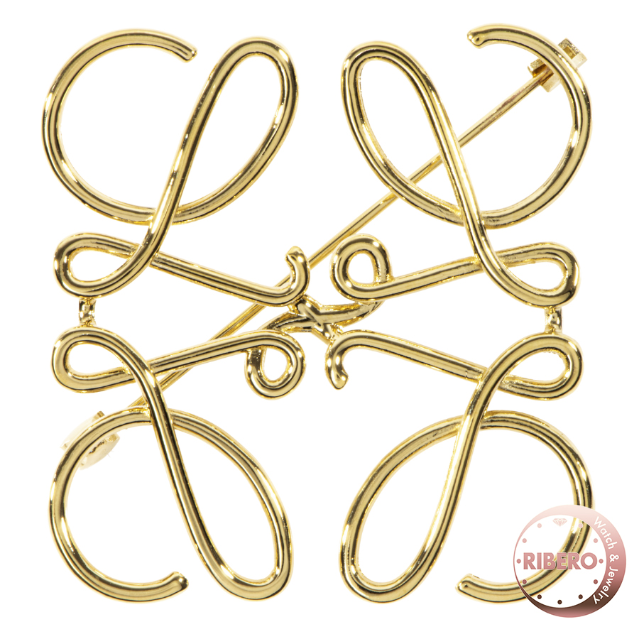 ロエベ アナグラム ブローチ