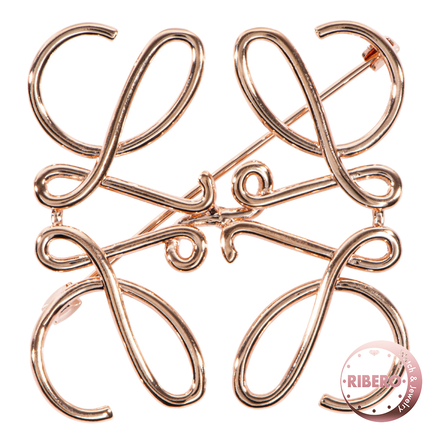 ロエベ アナグラム ブローチ