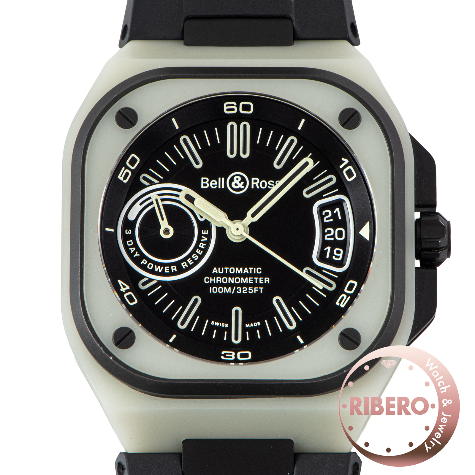 ベル＆ロス BR-X5 グリーンラム BRX5R-LUM-TC/SRB 世界限定500本