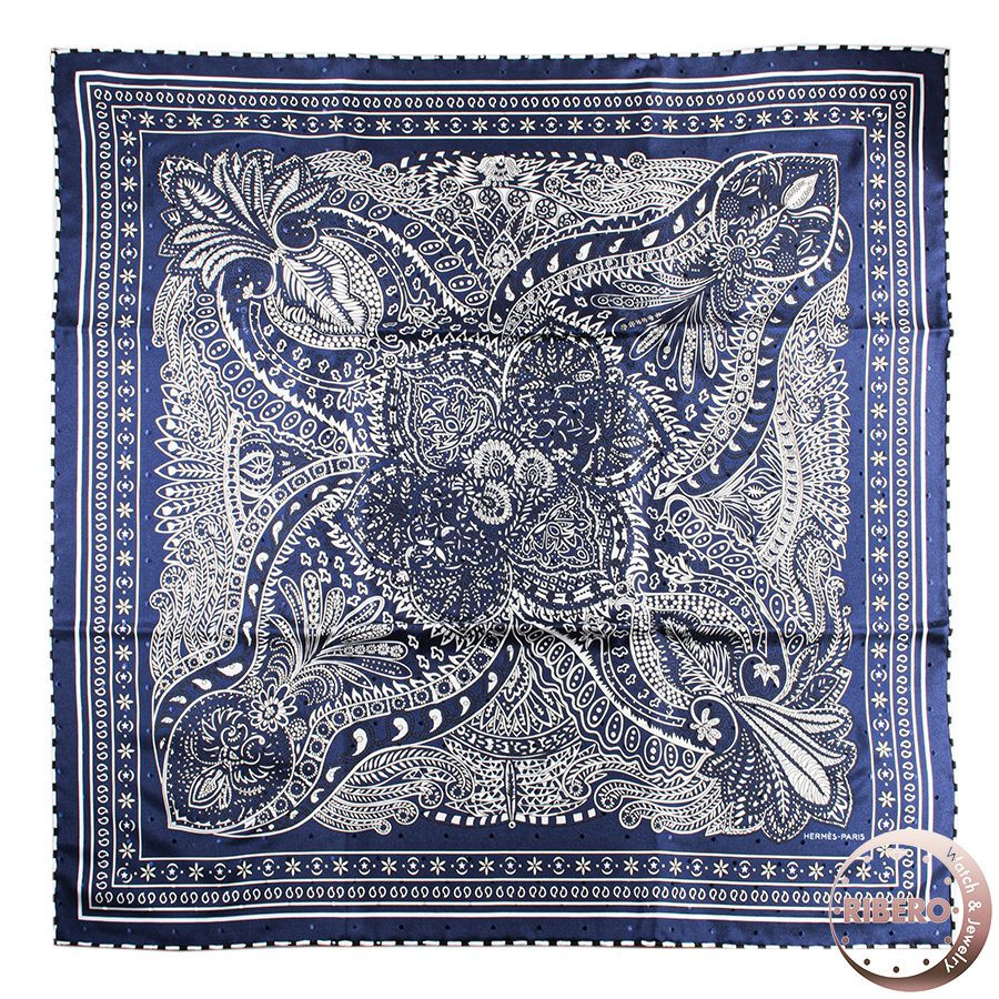 エルメス バンダナ Le Jardin de la Maharani Bandana マハラニの庭 スカーフ