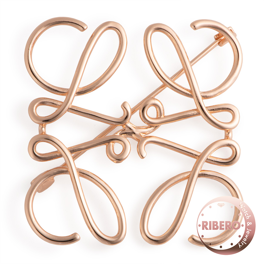 ロエベ アナグラム ブローチ