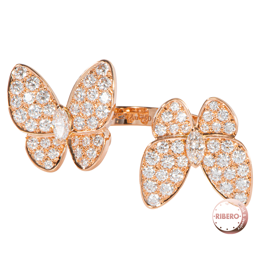 ヴァンクリーフ＆アーペル ドゥ パピヨン アントレ レ ドア リング 13号