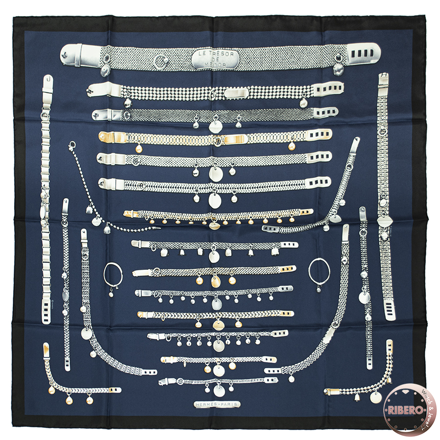 エルメス カレ90 Le Tresor de Medor トレゾール ドゥ メドール スカーフ