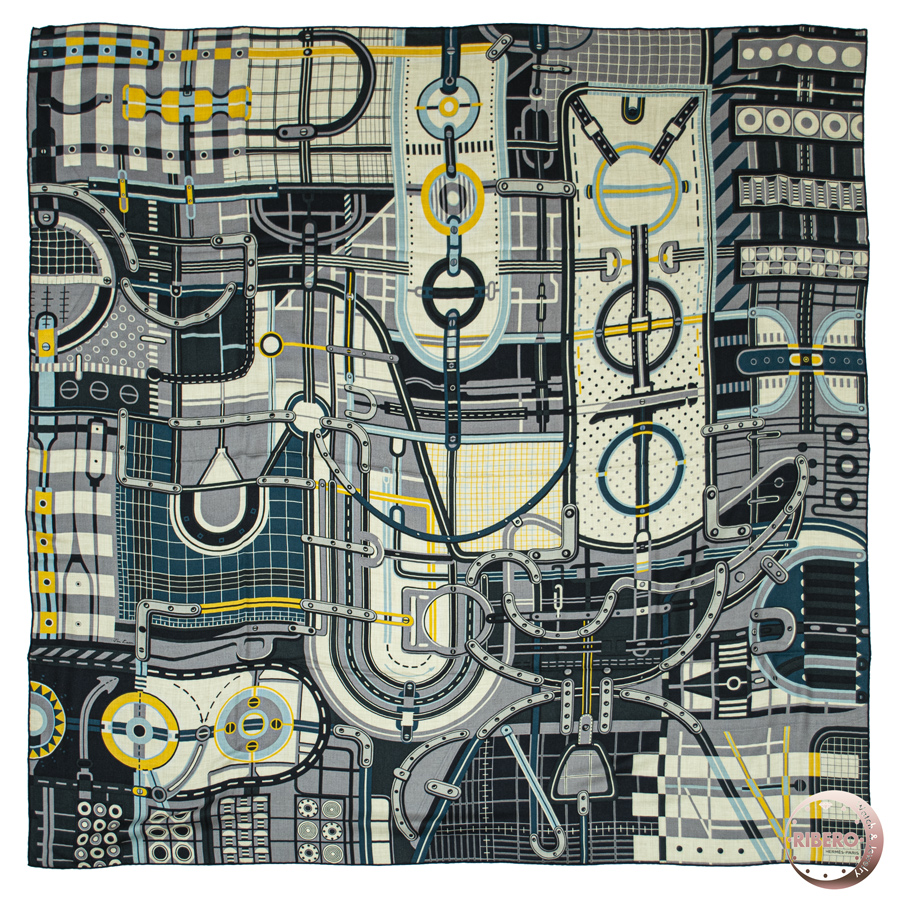 エルメス カレジェアン Rue du Sellier ルー デュ セリエ スカーフ