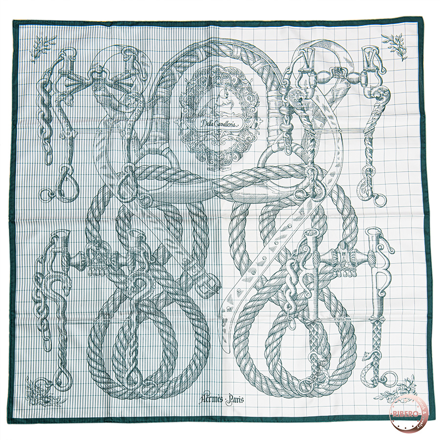エルメス カレ90 Della Cavalleria Finesse デッラ・カヴァレリア・フィネス スカーフ