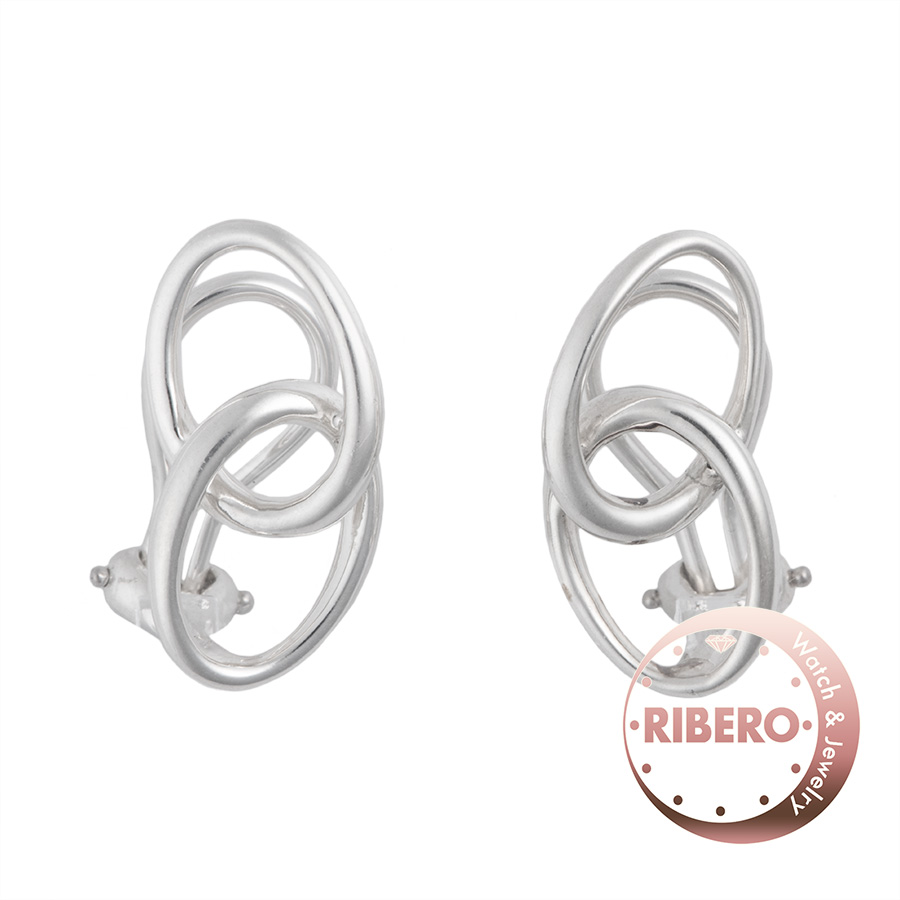 ティファニー ダブルループ イヤリング