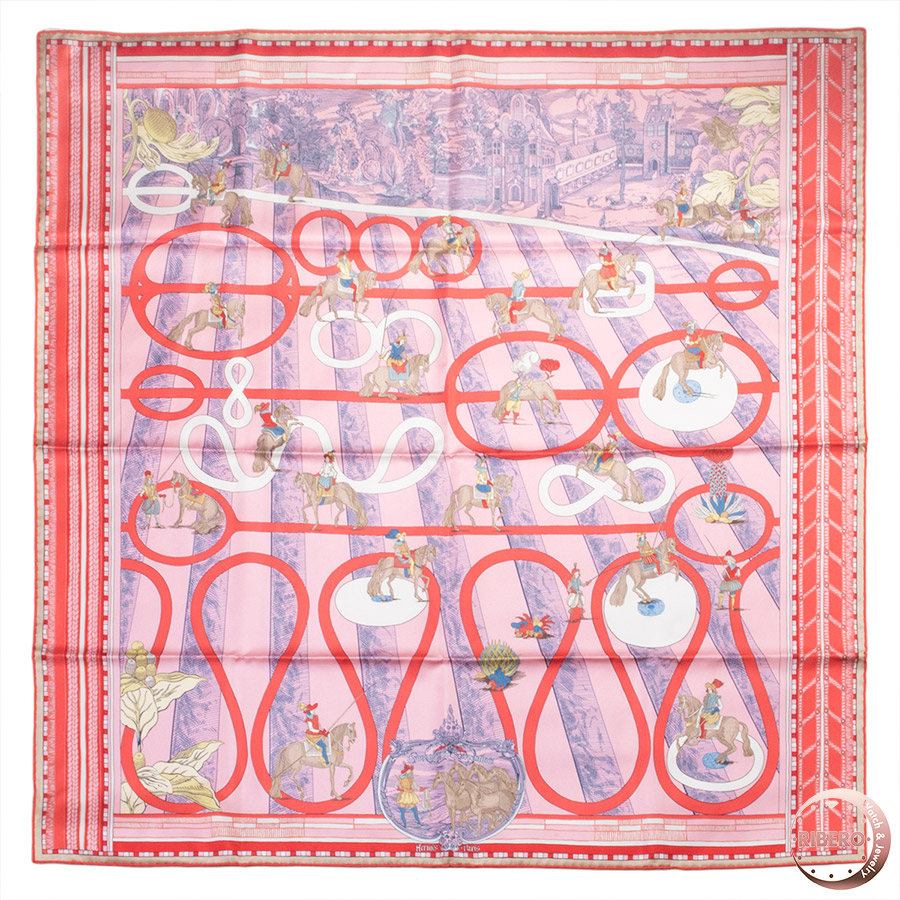 エルメス カレ90 Carre Double Face90 Passades et Serpentines パッサード・エ・セルパンティーヌ カレダブルフェイス90 スカーフ