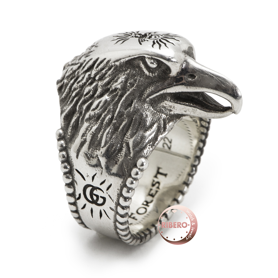 グッチ アンガーフォレスト イーグル リング