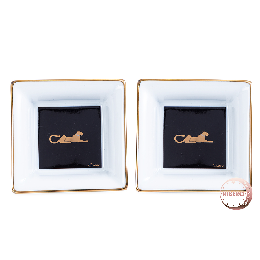 カルティエ パンテール ドゥ カルティエ トリンケットトレー 2枚セット SM