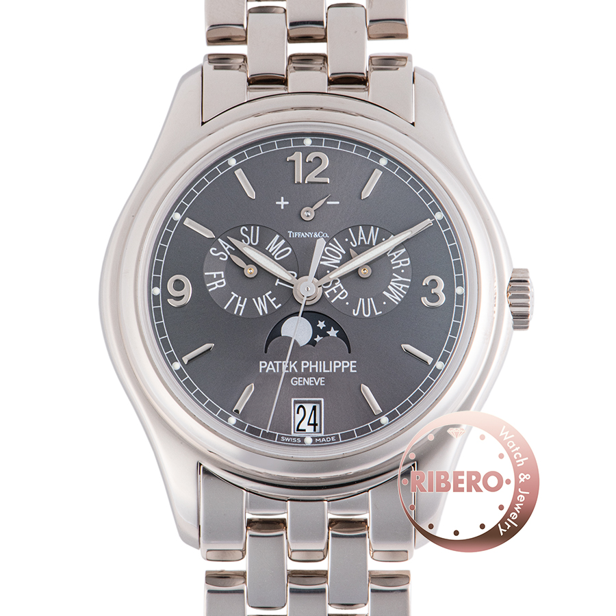 パテックフィリップ コンプリケーション アニュアルカレンダー Tiffany & Co 5146/1G-010