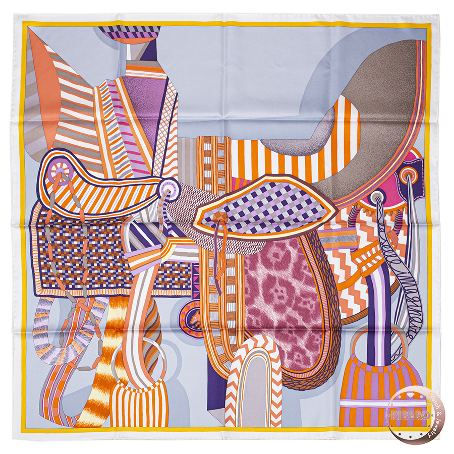 エルメス カレ90 La Selle Imaginaire 空想の鞍 スカーフ