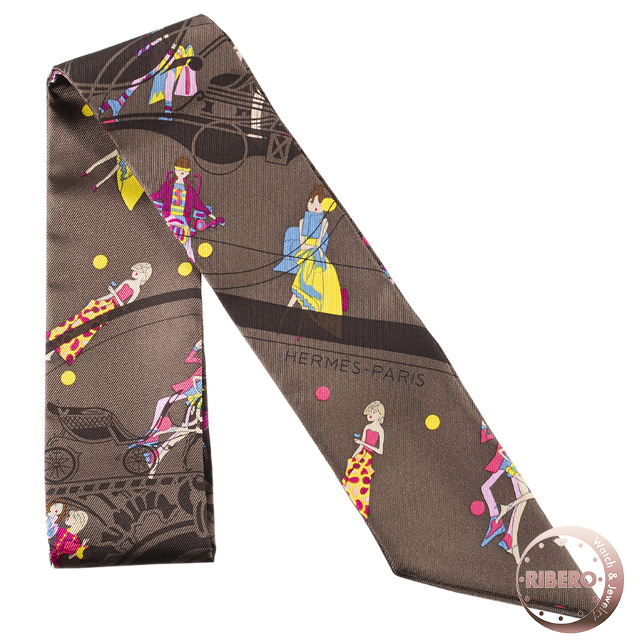 エルメス ツイリー Ex-Libris Les Parisiennes エクスリブリス パリジェンヌ